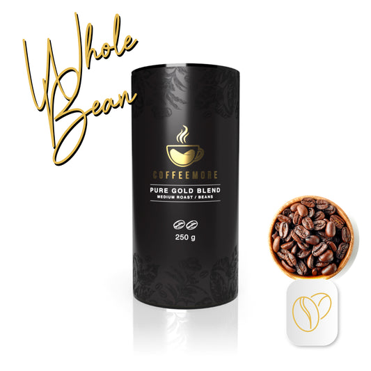 Pure Gold Blend | Coffeemore | Whole Bean | Tube | 250 g