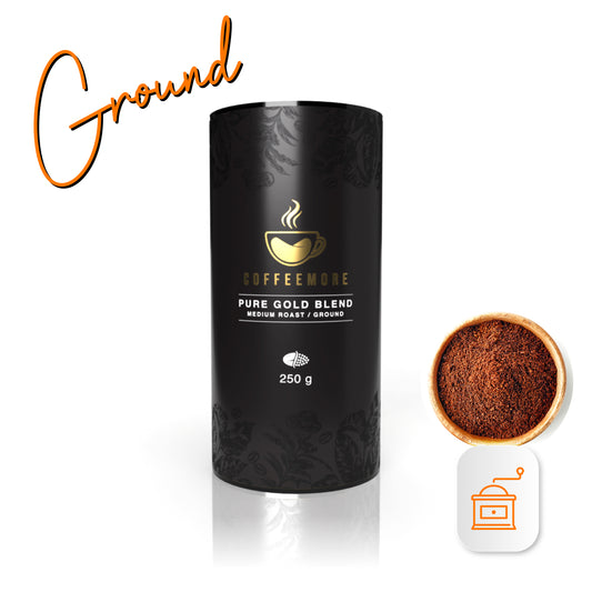 Pure Gold Blend | Coffeemore | Ground | Tube | 250 g