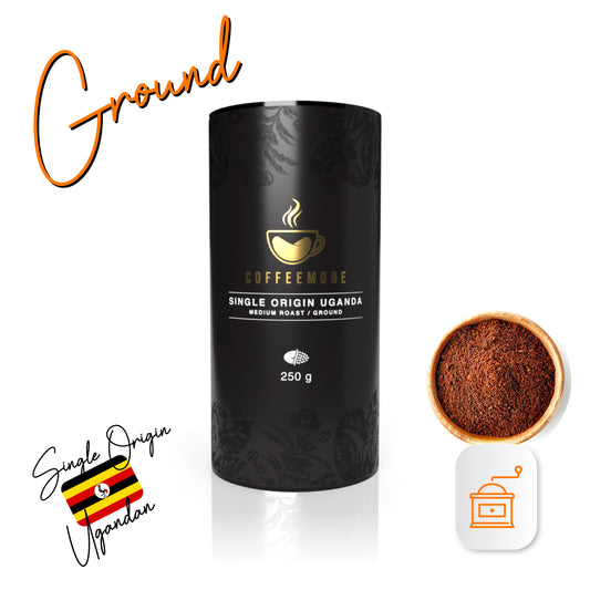 Single Origin Ugandan | Coffeemore | Ground | Tube | 250 g